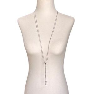 Long teardrop necklace